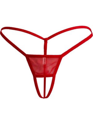 Fantazi Iç Giyim Kadın Mini Kırmızı Fantezi G String