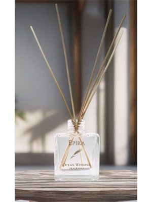 Epira Fragrance Epira Ocean Whisper 120ML Çubuklu Oda Kokusu Deniz Esintili Ferah Koku Alerji Hassasiyeti İçin