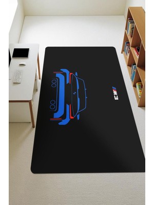 Dolce Mariee  Parlak Kadife Kumaş Dijital Baskı Dot Kaymaz Tabanlı Çocuk ve Genç Odası Halısı H0671