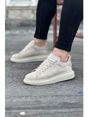 Virtustore Bej Süet Günlük Erkek Casual Ayakkabı