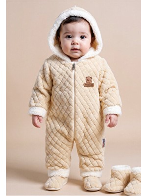 Tuabella Wellsoft Panduflu Kışlık 2'li Tulum Bebek Takımı