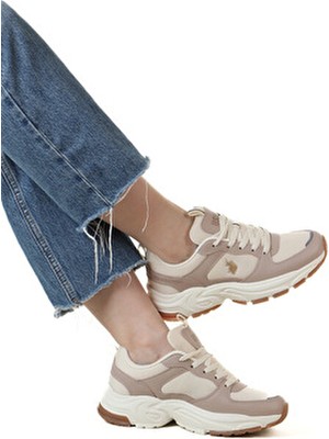 U.S. Polo Assn. Sorley Microfiber Rahat Günlük Kadın Sneaker Spor Ayakkabı