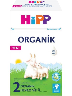 P 2 Organik Keçisütü Bazlı Bebek Devam Sütü 400 gr