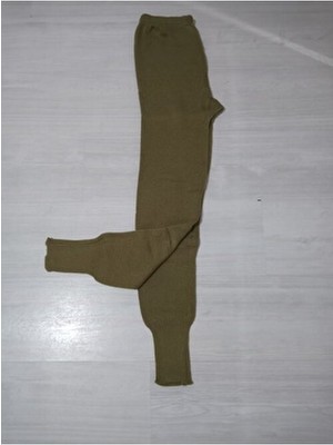 Toksoy Kalın Kışlık Örme Selanik Tayt Yün Içlik