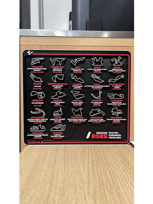 Hasfar Tech Moto Gp 2025 Motogp Sezon Özeti Takvimi – Yarış Tutkunlarına Özel Dekoratif Tablo🏁