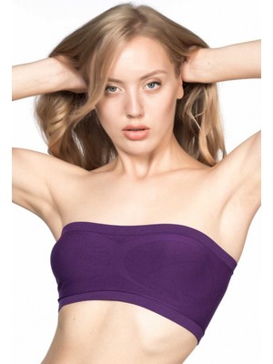 Marsilyan Mor Mı Emay 4002 Soft Straplez Büstiyer