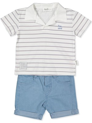 Bebetto Tencel Şort 2li Takım (Free Spırıt) Mavi