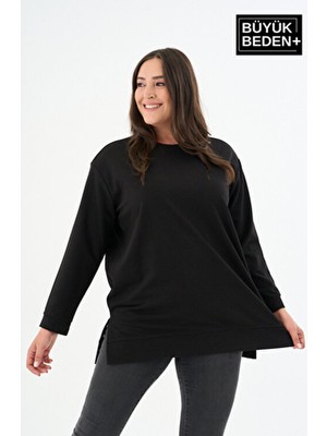 Superlife Kadın Tunik Büyük Beden Sweatshırt SPR26BTK990