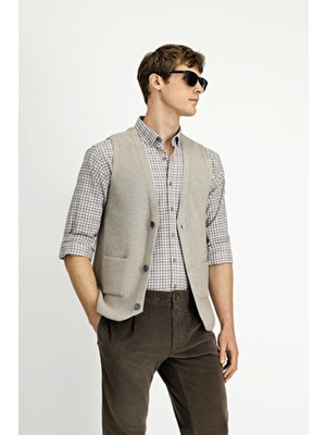 Kiğılı V Yaka Triko Yelek