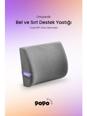 Rahatlatıcı Ortopedik Bel ve Sırt Destek Yastığı, Visco Teknolojisi