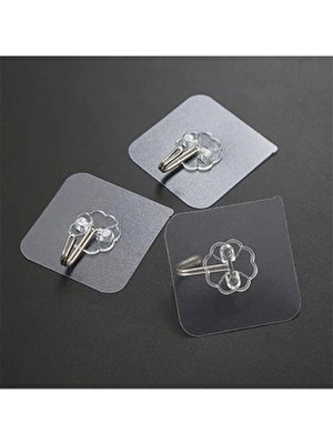 Mode Cool 1 Adet Şeffaf Güçlü Yapışkanlı Duvar Kancası – Delmeden, Iz Bırakmadan Pratik Askı Aparatı