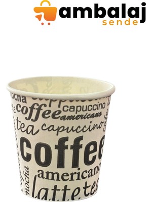 AmbalajSende 4oz Karton Bardak (50 Adet)