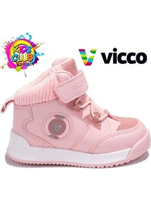 Vicco Hippi Phylon Kauçuk Taban Ortopedik Çocuk Bot Pudra
