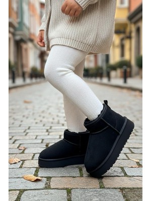 Oksit Frz F200 Içi ve Iç Tabanı Kürklü Termal Kız Çocuk Süet Bot