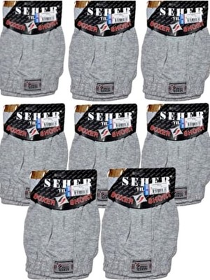 Seher 8'li Erkek Penye Boxer