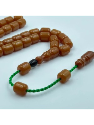 Hareli Alman Sıkma Kehribar (Çektikçe Renk Değiştiren Özel Model Tespih)