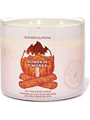 Bath & Body Works Pumpkin S'mores Büyük Mum