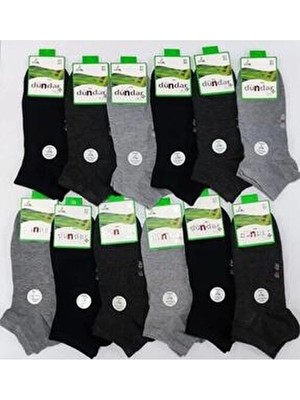 Dündar Plus 4605 Erkek Bambu Patik Çorap 6 Adet