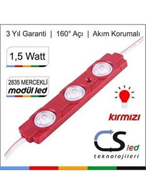 1.5 Watt Modül LED 2835 Mercekli 20'li Seri