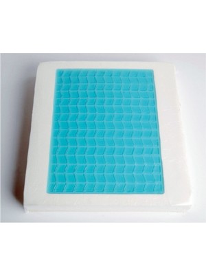 Konforlu Ortopedik Jelli Visko Kare Oturma Minderi