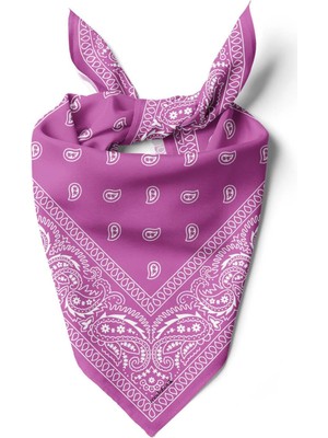 D81 Modabutik Şal Desenli Bandana