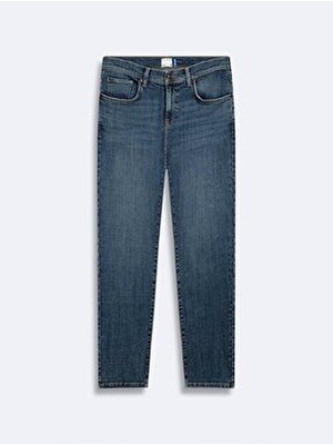 LTB Sawyer P Kadın Dar Paça Orta Bel Jean Pantolon Pamuklu Günlük Stil Düz Desen