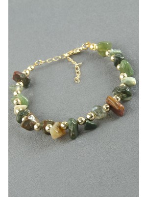 Hint Akik Kırık Doğaltaş Bileklik