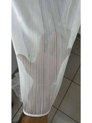 Storlant Inci Kar 600 Tül Perde | Ağır Gramajlı, 1/3 Sık Pileli, Ütü Gerektirmez L Tüm Odalara Uygun