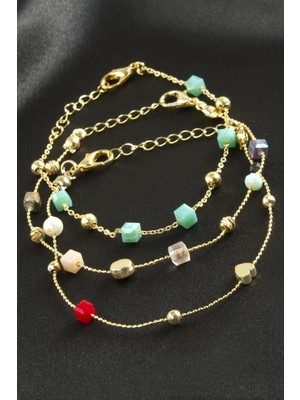 Karışık Trend Kristal Bileklik