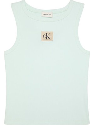Calvin Klein Kadın Logo Detaylı Ribanalı Tank Top