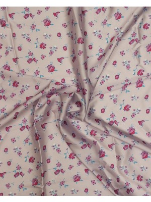 Sardo Kumaş Çiçek Desenli Dijital Baskılı Şifon Saten Kumaş / En 1,50 cm - Elbise , Perde ve Kırlent