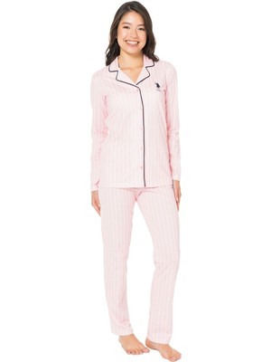 Us Polo Kadın Uzun Kol Pijama Takım 20138