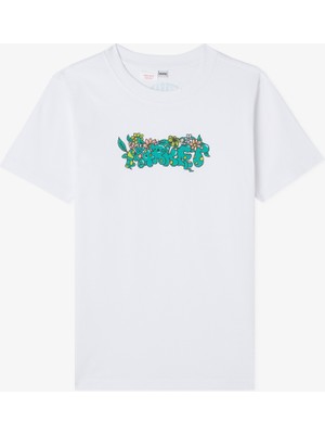 Market In The Garden Çocuk Beyaz T-Shirt.wht