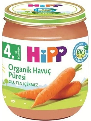 Organik Havuç Püresi 125 gr