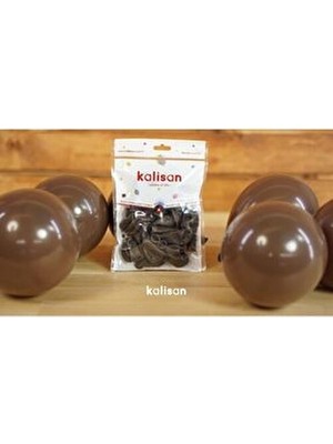  çikolata kahve balon 5 ınç 10 adet 12.5 cm
