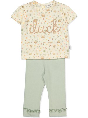 Bebetto Süprem T-Shırt 2li Takım (Cute Duck) Mint