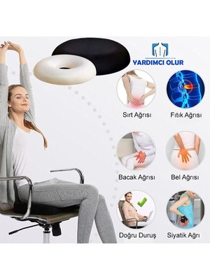 Konforlu Ortopedik Oturma Simidi, Visko Kuyruk Sokumu Yastığı