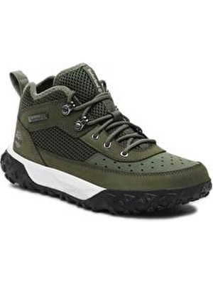 Timberland TB0A67RM Greenstride Motion 6 Mid Lace Up Sneaker Haki Unisex Ayakkabı