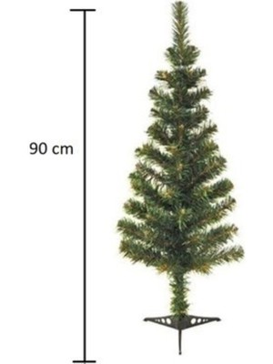 Empressco Yeşil Yılbaşı Ağacı, 90 Cm, 95 Dallı, Yapay, Kolay Kurulum, Kutulu, Dekoratif
