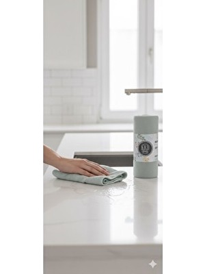 Myplas Pratik 25X25 Rulo Kopartılabilen Mikrofiber Bez