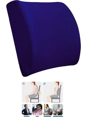 Ergonomik Sırt ve Bel Destek Yastığı, Konforlu ve Rahat Oturma Sağlar