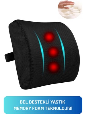 Ortopedik Visco Bel ve Sırt Destek Minderi, Konforlu ve Rahat Uyku