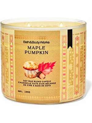 Bath & Body Works Maple Pumpkin Büyük Mum