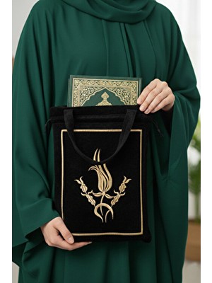 Lugmo Çeyizlik Kuran Çantası, Terlik Çantası Siyah