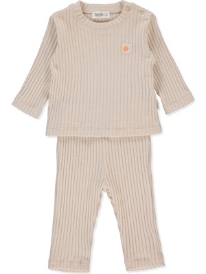Bebetto Kaşkorse Sweat 2li Takım (Pumpkın Season) Bej