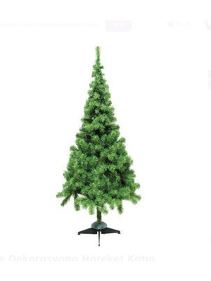 Empressco Yılbaşı Çam Ağacı 150 Cm, 258 Dal, Yeşil, Yerli Üretim