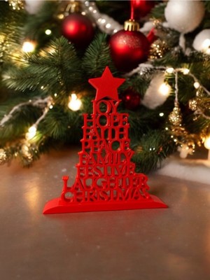 Empressco Kırmızı Yılbaşı Ağacı, Dekoratif ve Şık Ev Süslemesi, Renkli ve Çekici Tasarım