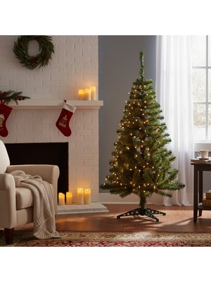 Empressco Canlı Yeşil 100 cm Yılbaşı Ağacı, Şık ve Renkli Dekorasyon Seçeneği