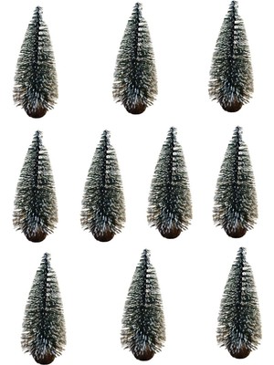 Empressco Yılbaşı Çam Ağacı, 10 Adet, Canlı Yeşil, Dekoratif ve Şık Süsleme Seçeneği