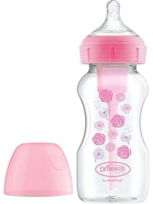 Pp Geniş Ağız Options Biberon 270 ml Pembe